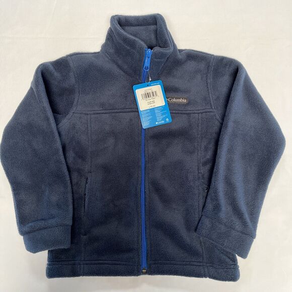 Columbia Other - Columbia Fleece Jacket Coat Boys XXS 4-5 Birch Falls Full Zip Blue